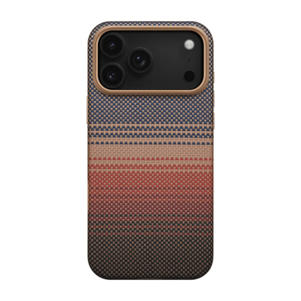 apple iphone 17 pro max kilif m safe sarj ozellikli aramid fiber pitaka military grade sunset moonrise serisi kapak iphone 17 pro max pitaka 474930 39 o.jpg