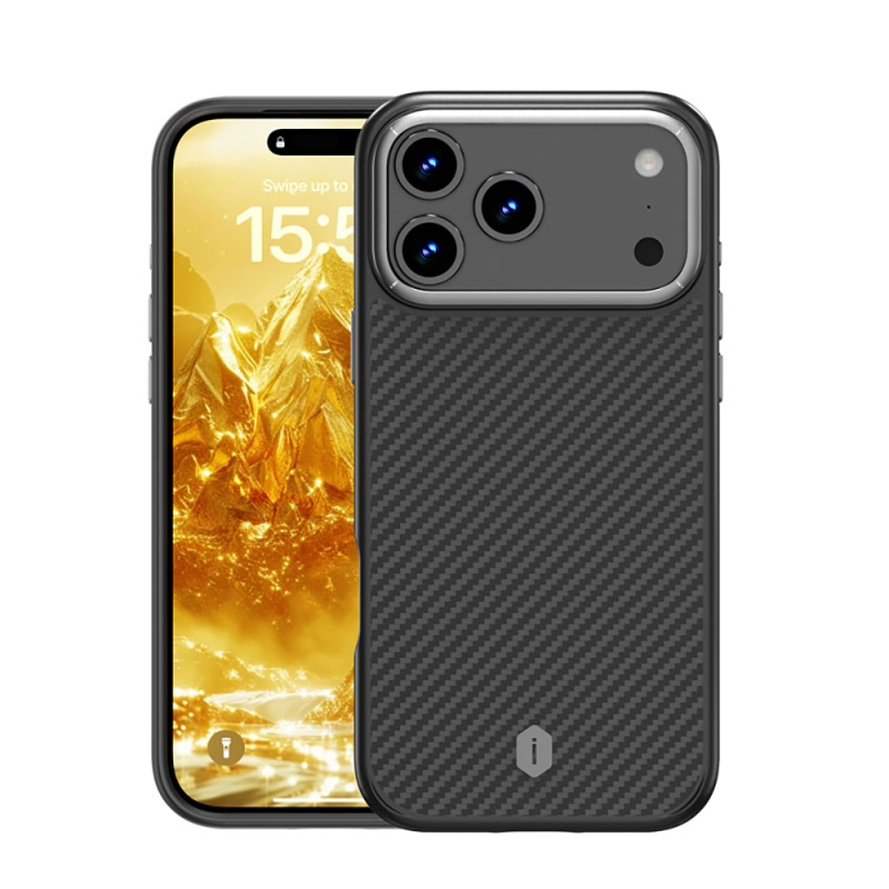 apple iphone 17 pro max kilif m safe sarj ozellikli aramid fiber wiwu defense ultra serisi dcc 205 kapak iphone 17 pro max wiwu 503167 40 o.jpg