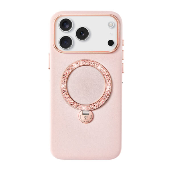 apple iphone 17 pro max kilif m safe sarj ozellikli deri tasarimli standli pynana dancing circle luxury serisi kapak iphone 17 pro max pynana 510018 40 o.jpg