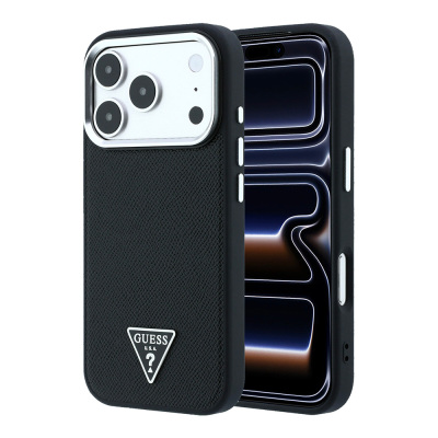 apple iphone 18 pro kilif guess orjinal lisansli m safe sarj ozellikli grained triangle kapak iphone 18 pro guess 561982 43 k 1.jpg