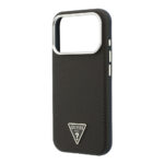 apple iphone 18 pro kilif guess orjinal lisansli m safe sarj ozellikli pu metal ucgen logolu karbon fiber kevlar kapak iphone 18 pro guess 562031 43 b 1.jpg