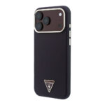 apple iphone 18 pro kilif guess orjinal lisansli m safe sarj ozellikli pu metal ucgen logolu karbon fiber kevlar kapak iphone 18 pro guess 562035 43 b 1.jpg