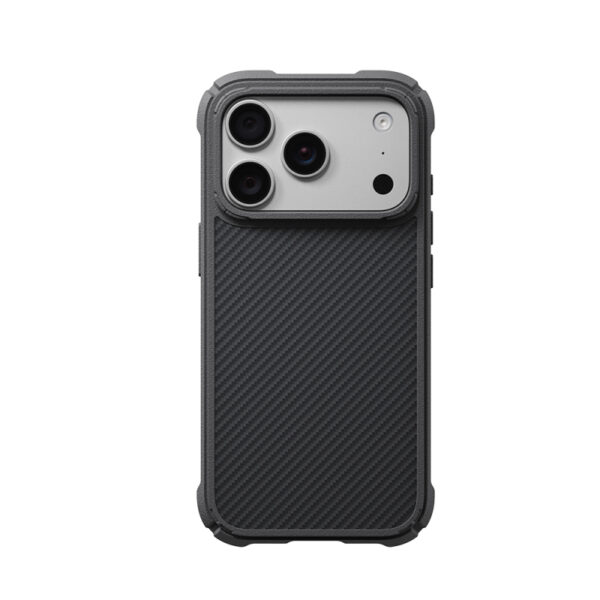 apple iphone 18 pro kilif m safe sarj ozellikli 600d aramid fiber pitaka black grey twill serisi cairn kapak iphone 18 pro pitaka 566017 43 o 1.jpg