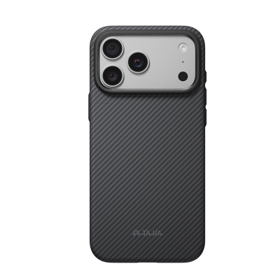 apple iphone 18 pro kilif m safe sarj ozellikli aramid karbon fiber pitaka military grade classic serisi new logo black grey twill kapak iphone 18 pro pitaka 566703 44 k 1.jpg