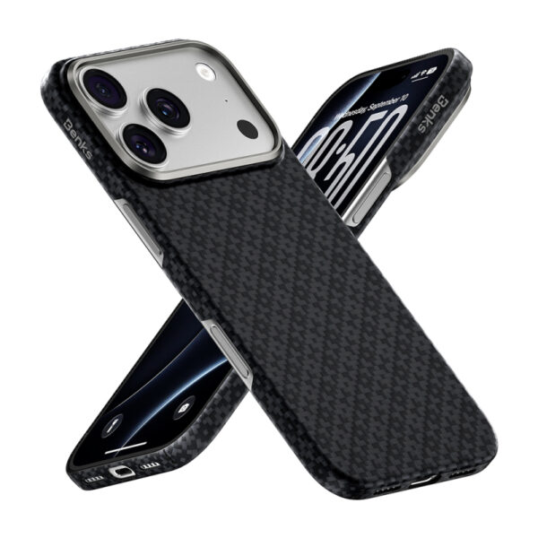 apple iphone 18 pro kilif m safe sarj ozellikli benks armorair armorgrid serisi yukseltilmis kamera cercevesi c1 kevlar karbon kapak iphone 18 pro benks 562597 43 o.jpg