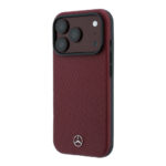 apple iphone 18 pro kilif mercedes benz orjinal lisansli m safe sarj ozellikli 3d metal logolu wrap wood deri kapak iphone 18 pro mercedes benz 566278 44 b 1.jpg