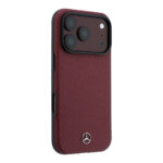 apple iphone 18 pro kilif mercedes benz orjinal lisansli m safe sarj ozellikli 3d metal logolu wrap wood deri kapak iphone 18 pro mercedes benz 566280 44 b 1.jpg
