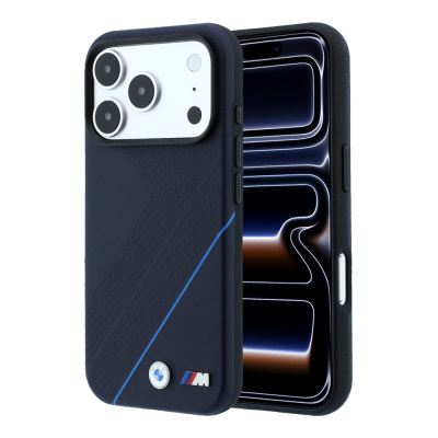 apple iphone 18 pro max kilif bmw orjinal lisansli m safe sarj ozellikli m logolu lastik izi desenli mavi cizgili kapak iphone 18 pro max bmw 566496 44 k 1.jpg