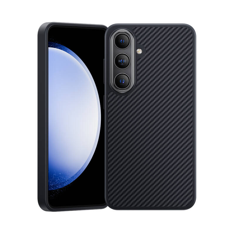 galaxy s25 kilif karbon fiber m safe sarj ozellikli benks hybrid armorpro 600d kevlar kapak galaxy s25 benks 472427 38 o.jpg