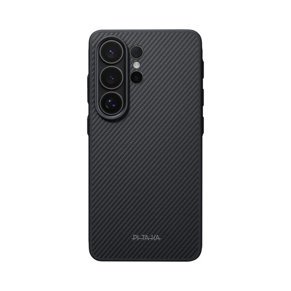 galaxy s26 ultra kilif m safe sarj ozellikli 600d aramid fiber pitaka cairn serisi black grey twill kapak galaxy s26 ultra pitaka 523390 41 b 1.jpg