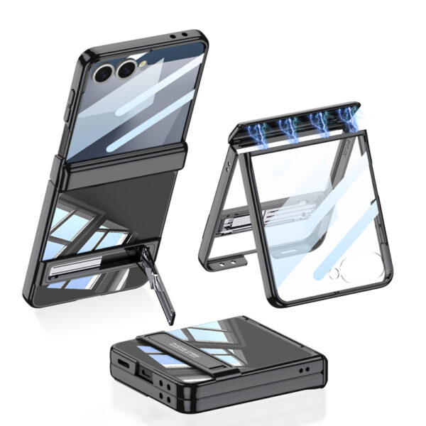 galaxy z flip 7 kilif kamera korumali seffaf tasarimli zore lego standli kapak galaxy z flip 7 gkk 468365 38 o.jpg