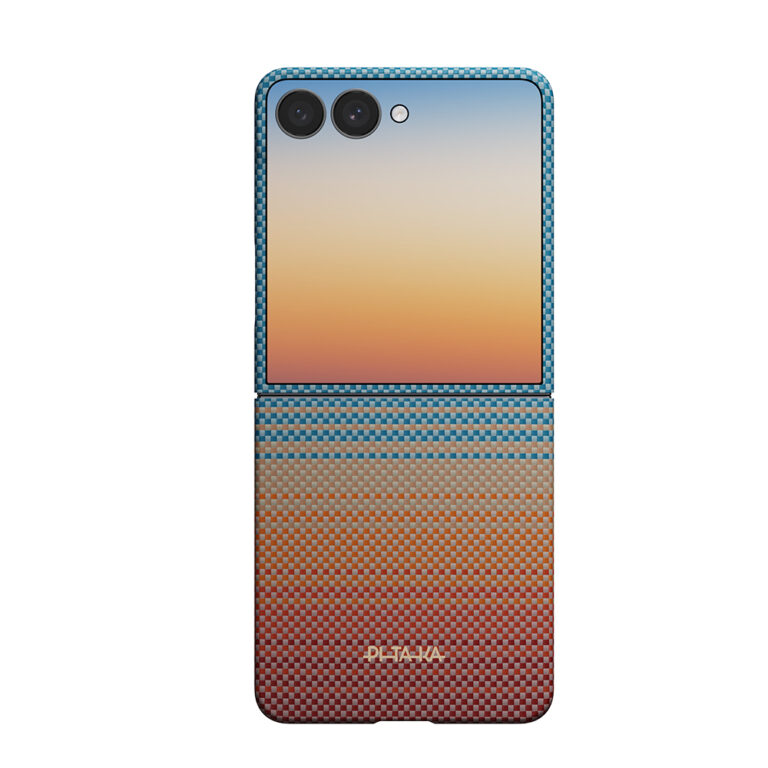 galaxy z flip 8 kilif m safe sarj ozellikli aramid karbon fiber pitaka sunset 20 california dream serisi kapak galaxy z flip 8 pitaka 557259 43 b.jpg