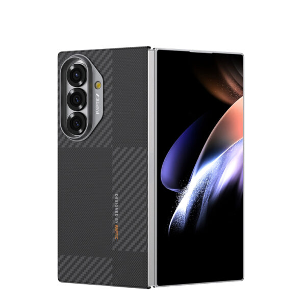 galaxy z fold 7 kilif m safe sarj ozellikli 600d metal kamera cerceveli raptic aramid fiber geotik serisi kapak galaxy z fold 7 raptic 465377 38 o.jpg