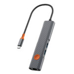wiwu wi hb005 travel serisi 5in1 hdmi 4k60hz girisli rj45 100w pd type c hub baglanti istasyonu hubhdmivga wiwu 553134 43 b 1.jpg