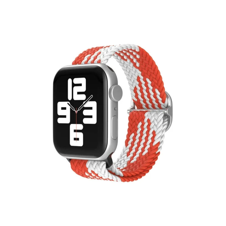 newface apple watch 42mm star kordon beyaz kirmizi square.webp