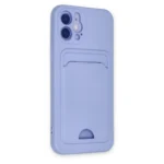 newface iphone 12 kilif kelvin kartvizitli silikon lila square 1.webp