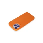 newface iphone 15 pro max kilif nano ici kadife silikon turuncu square 2.webp
