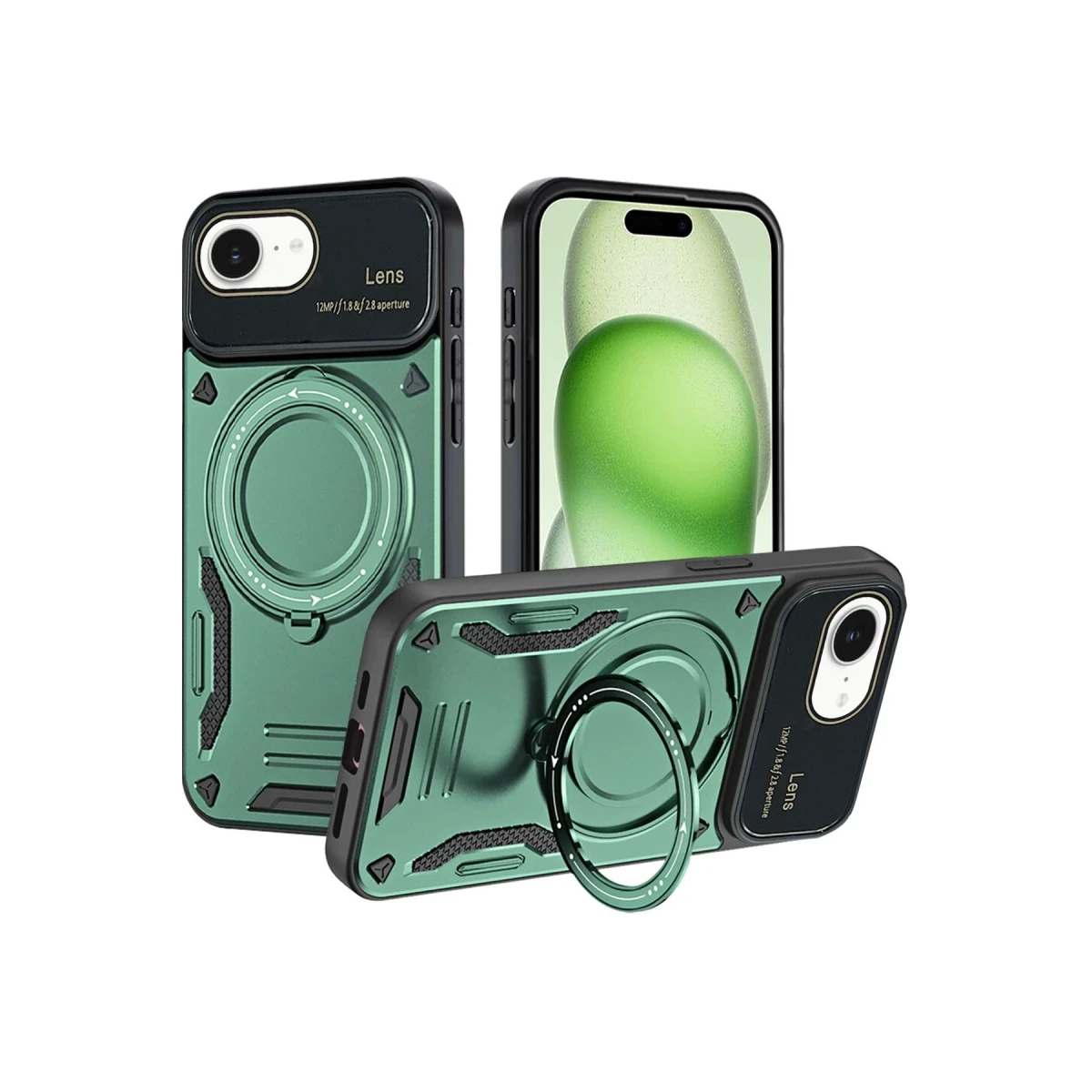 newface iphone 16e kilif joy lens standli kapak koyu yesil square.webp newface iphone 16e kilif joy lens standli kapak koyu yesil square.webp