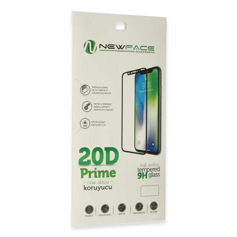 newface iphone 6 plus 20d premium cam ekran koruyucu siyah square 1.webp