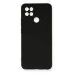 newface oppo a15 kilif nano ici kadife silikon siyah square.webp