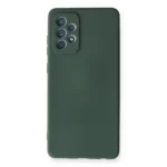 newface samsung galaxy a72 kilif nano ici kadife silikon koyu yesil square.webp