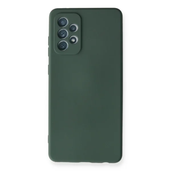 newface samsung galaxy a72 kilif nano ici kadife silikon koyu yesil square.webp