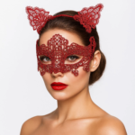 romantik kirmizi dantel maske seti kedi kulakli tac ve maske 3 no 112665825 sw1250sh1250.png