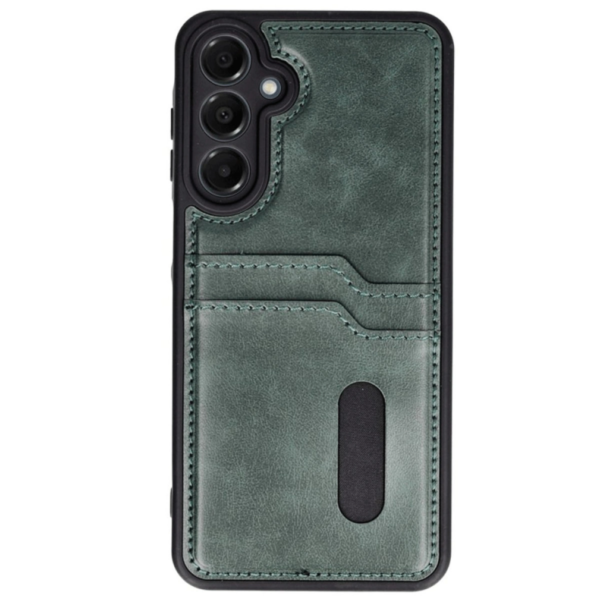 samsung galaxy a15 4g kilif sara kartvizitli deri kilif koyu yesil 1 81604378 sw1200sh1200.png